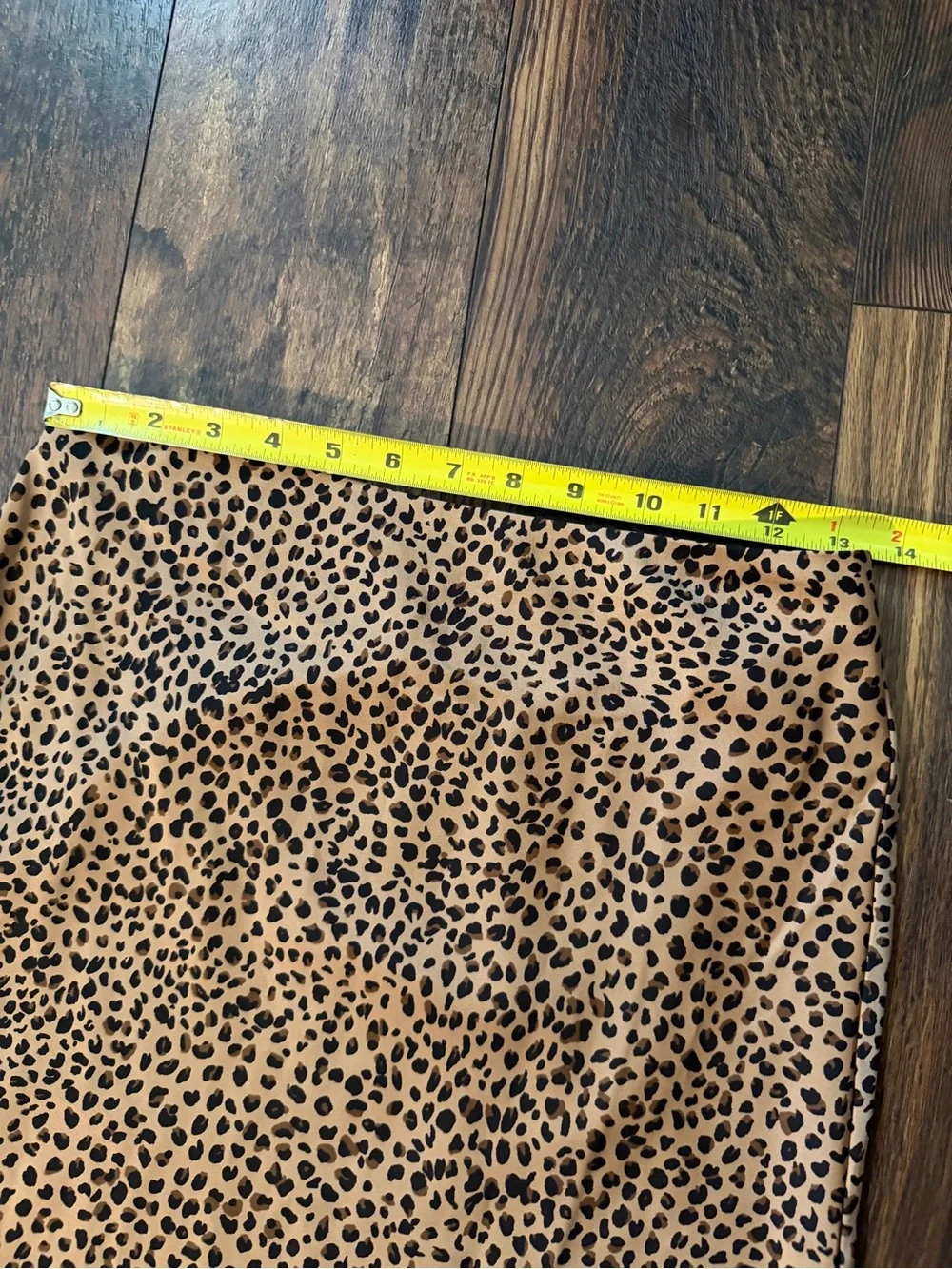 J. Crew Leopard Print Midi Skirt - Tan & Black